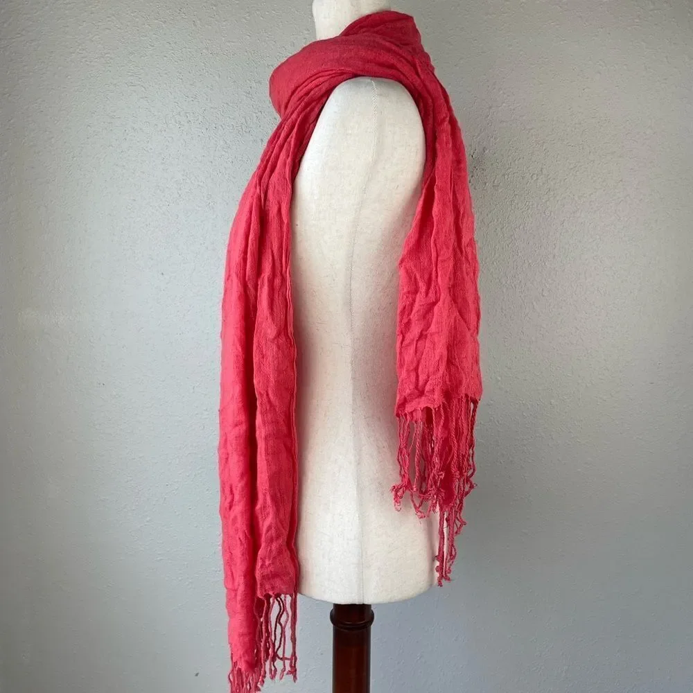 Tasseled Scarf EUC
